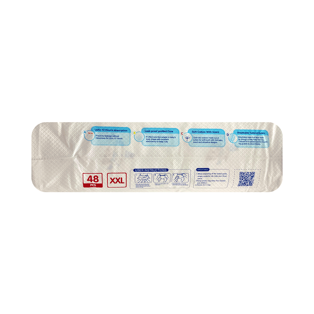 Nubaby Premium Silky Smoth Absorption Baby Pant Diaper XXL - Image 2