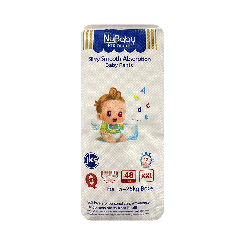 Nubaby Premium Silky Smoth Absorption Baby Pant Diaper XXL - Image 1