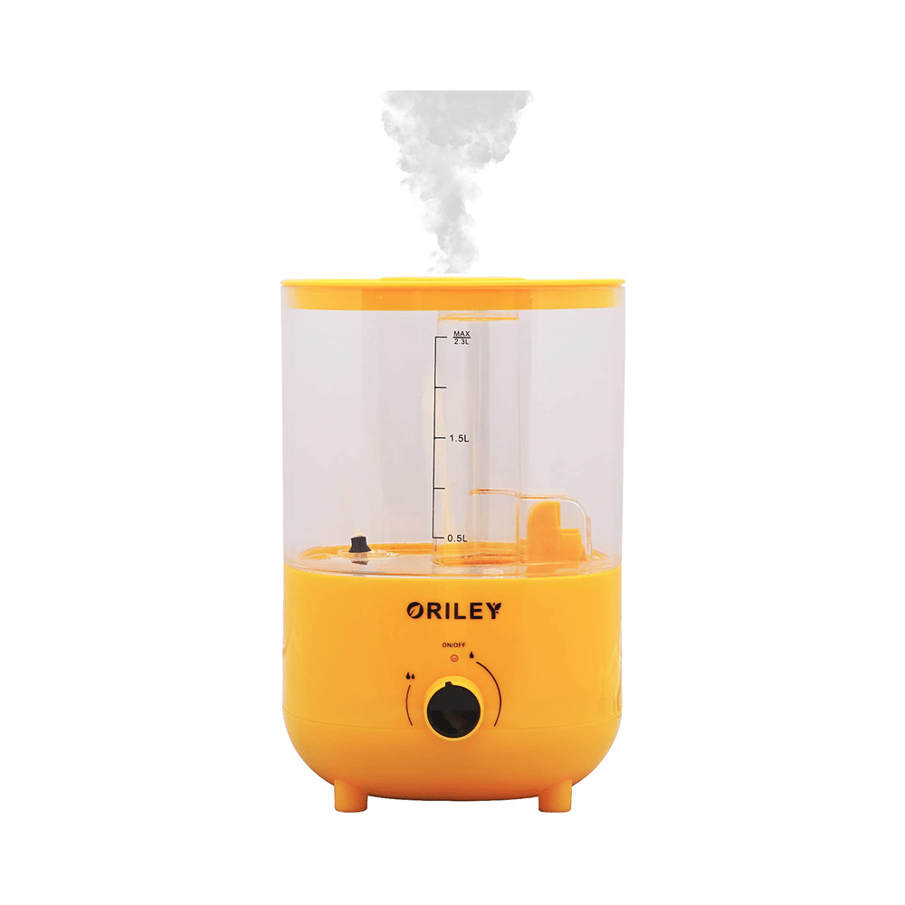 Oriley 2111B Ultrasonic Cool Mist Humidifier Manual Transparent Yellow - Image 2