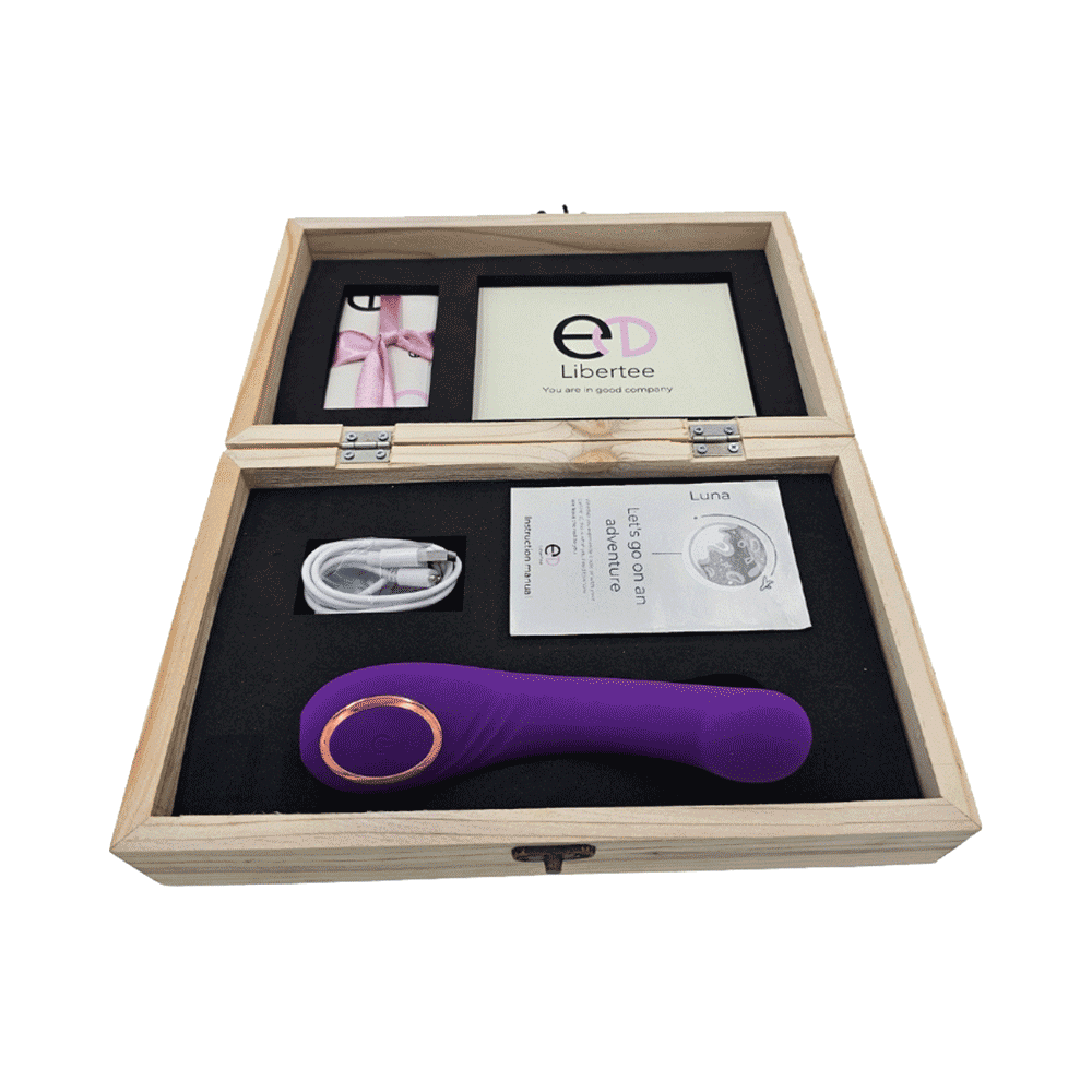 Libertee  Luna Curved Personal  Massager Violet - Image 3