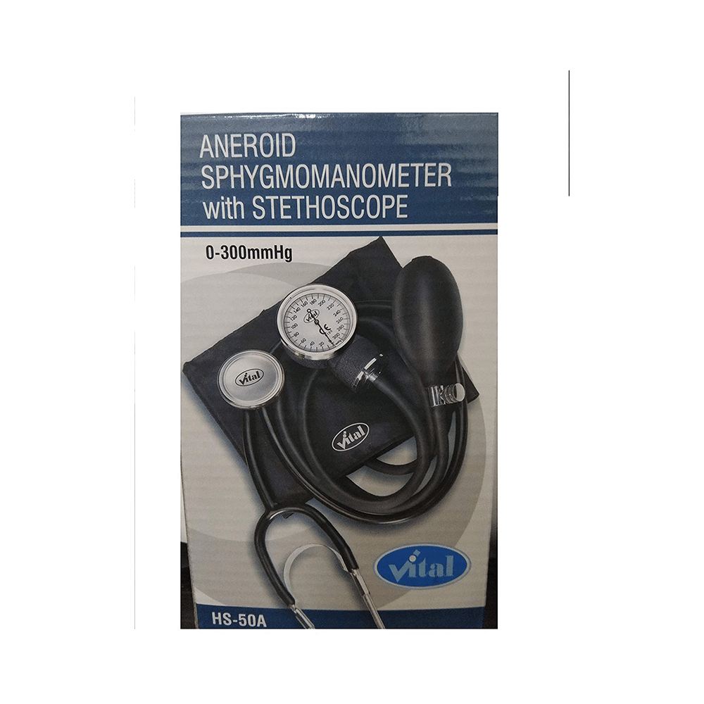 Vital HS 50A Aneroid BP Monitor with Stethoscope - Image 2