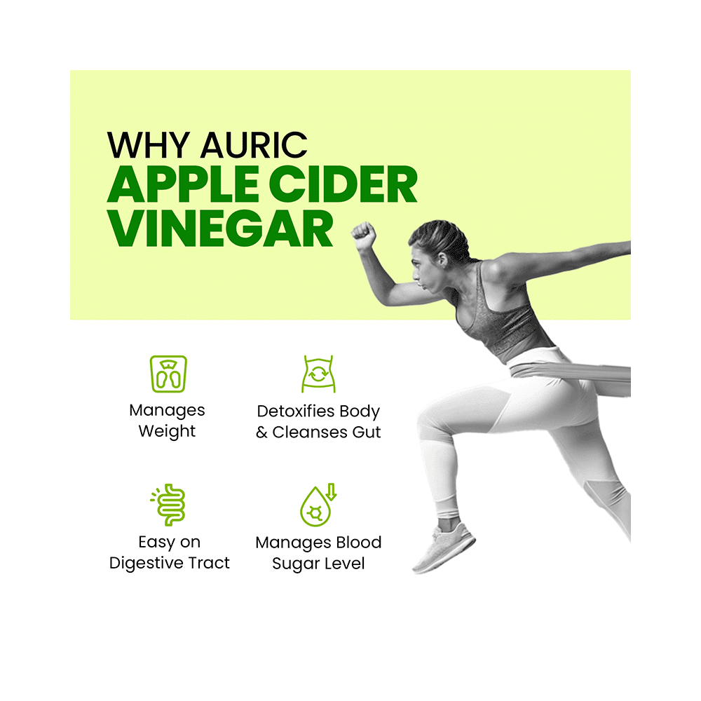 Auric Apple Cider Vinegar Effervescent Tablet with Vitamins B6, B12  (20 Each) - Image 5