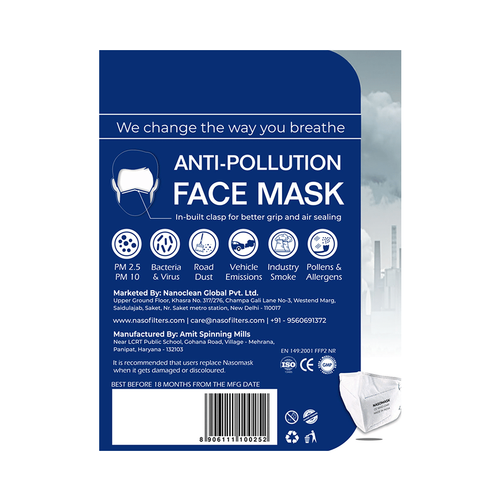 Nasomask N95 Grade Filter Anti-Pollution Face Mask - Image 3