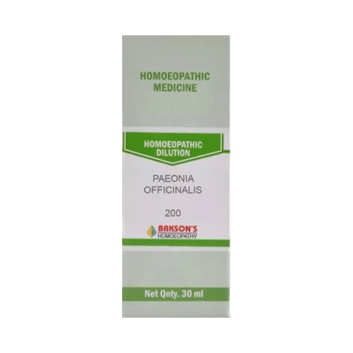 Bakson's Homeopathy Paeonia Officinalis Dilution 200