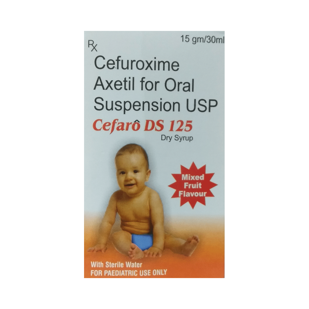 Cefaro DS 125 Dry Syrup Mixed Fruit