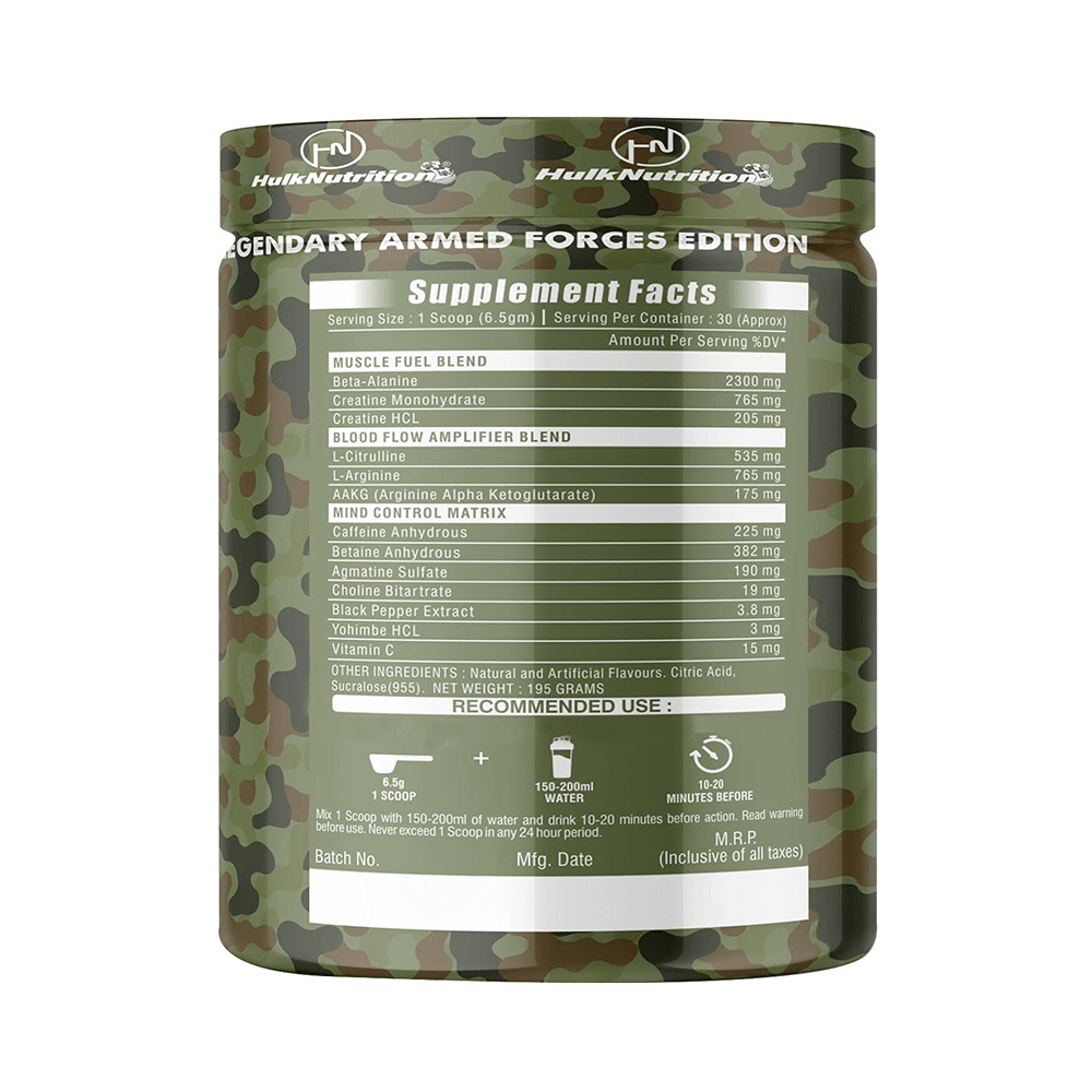Hulk Nutrition Hard Core Powder Cranberry - Image 2