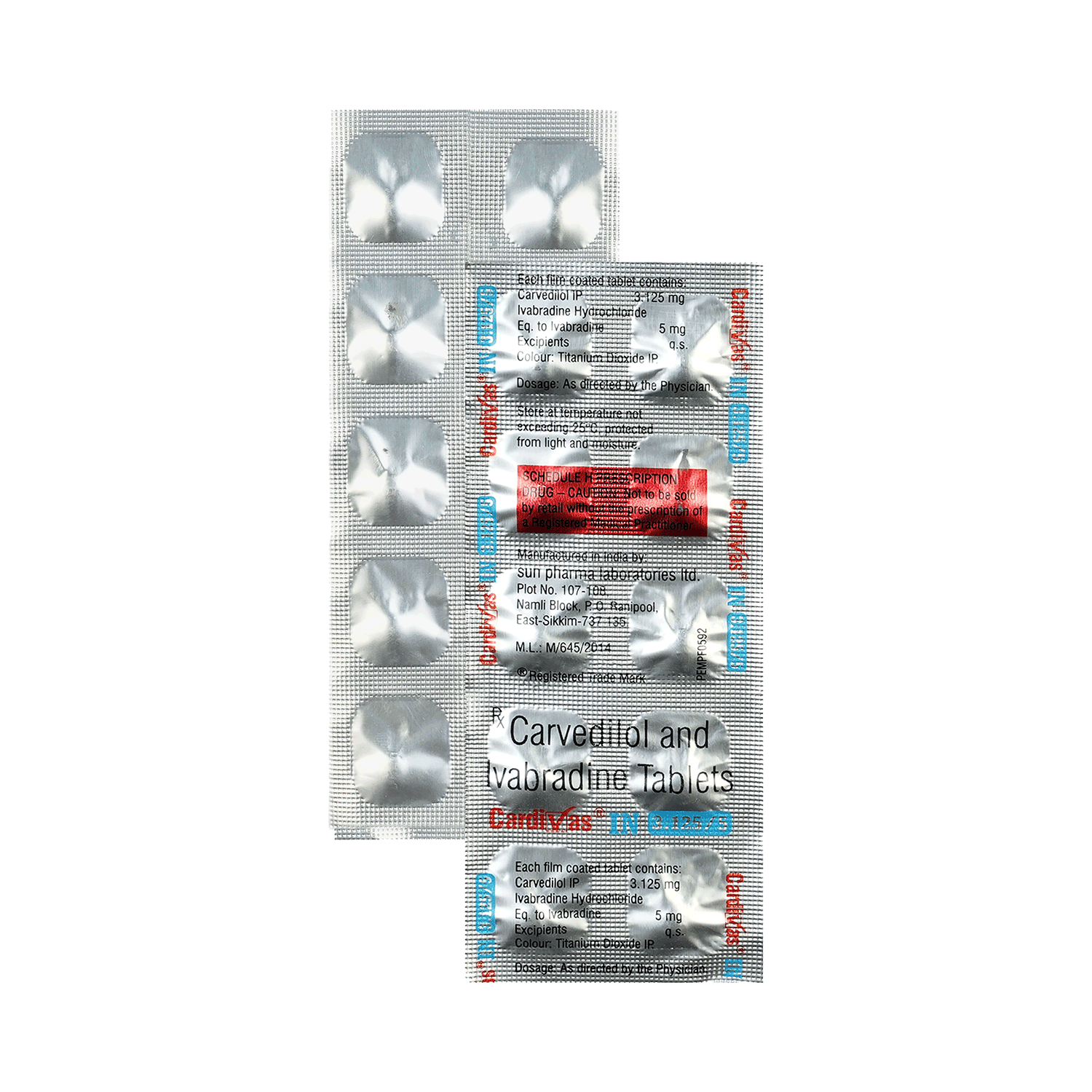 Cardivas IN 3.125/5 Tablet - Image 1