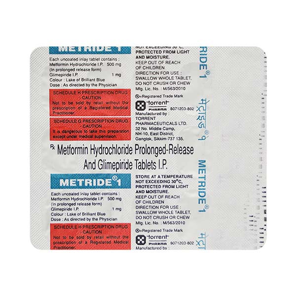 Metride 1 Tablet PR - Image 1