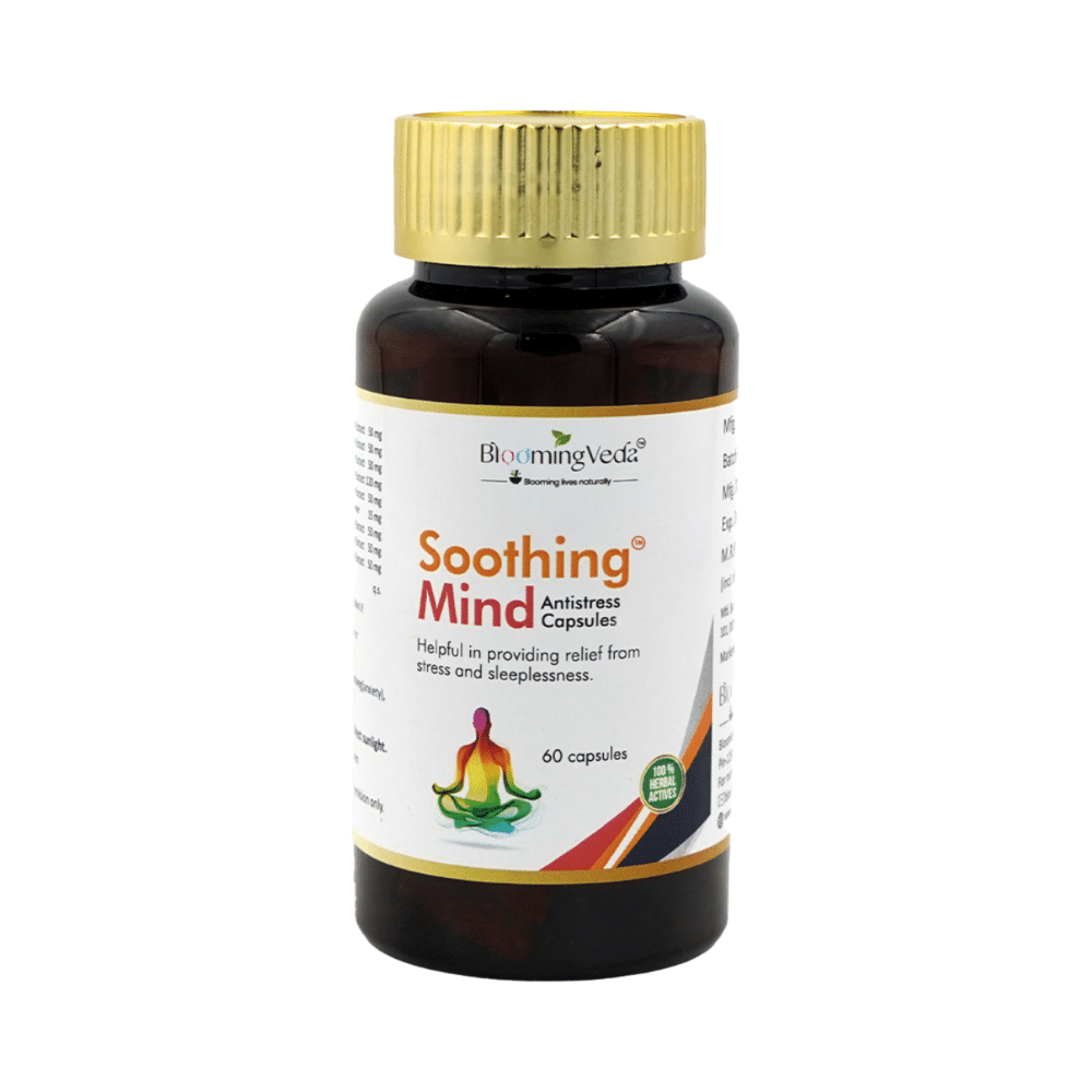 Blooming Veda Soothing Mind Antistress Capsule (60 Each) - Image 1