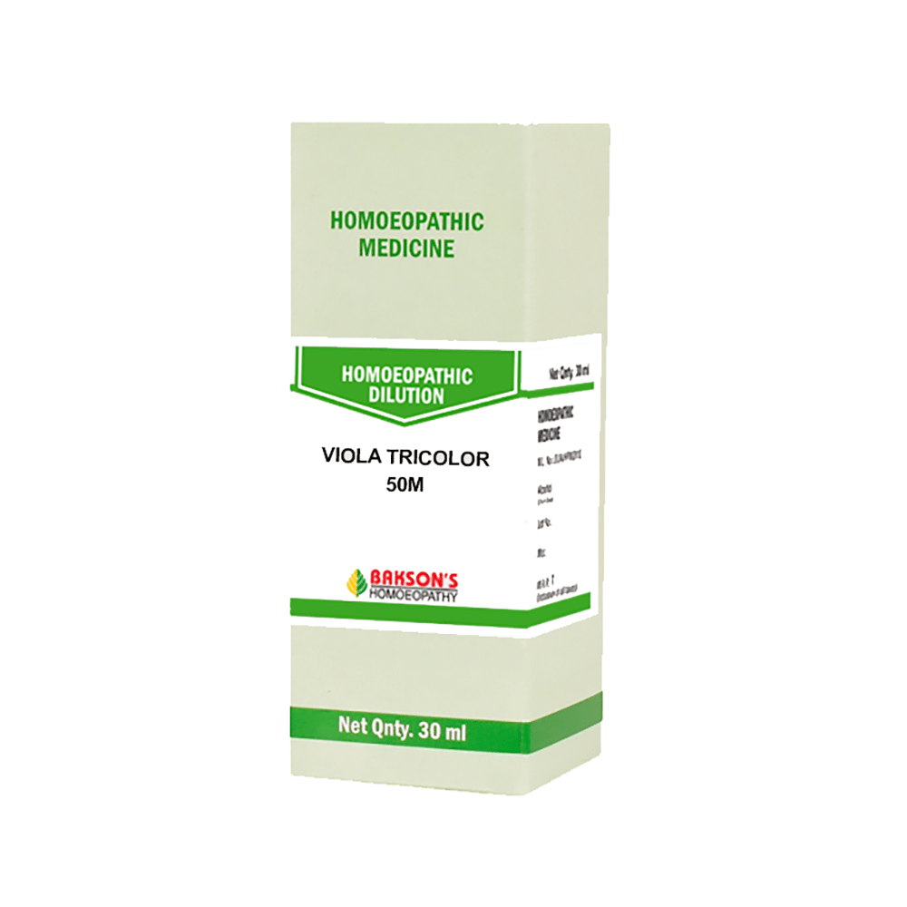 Bakson's Homeopathy Viola Tricolor Dilution 50M - Image 1