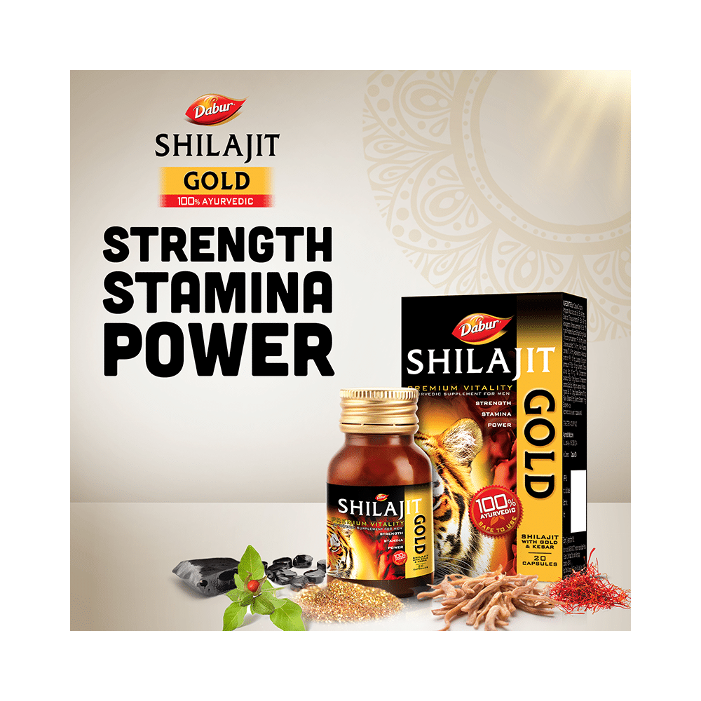 Dabur Shilajit Gold Capsule for Men | For Immunity, Strength, Stamina & Power | - Image 5