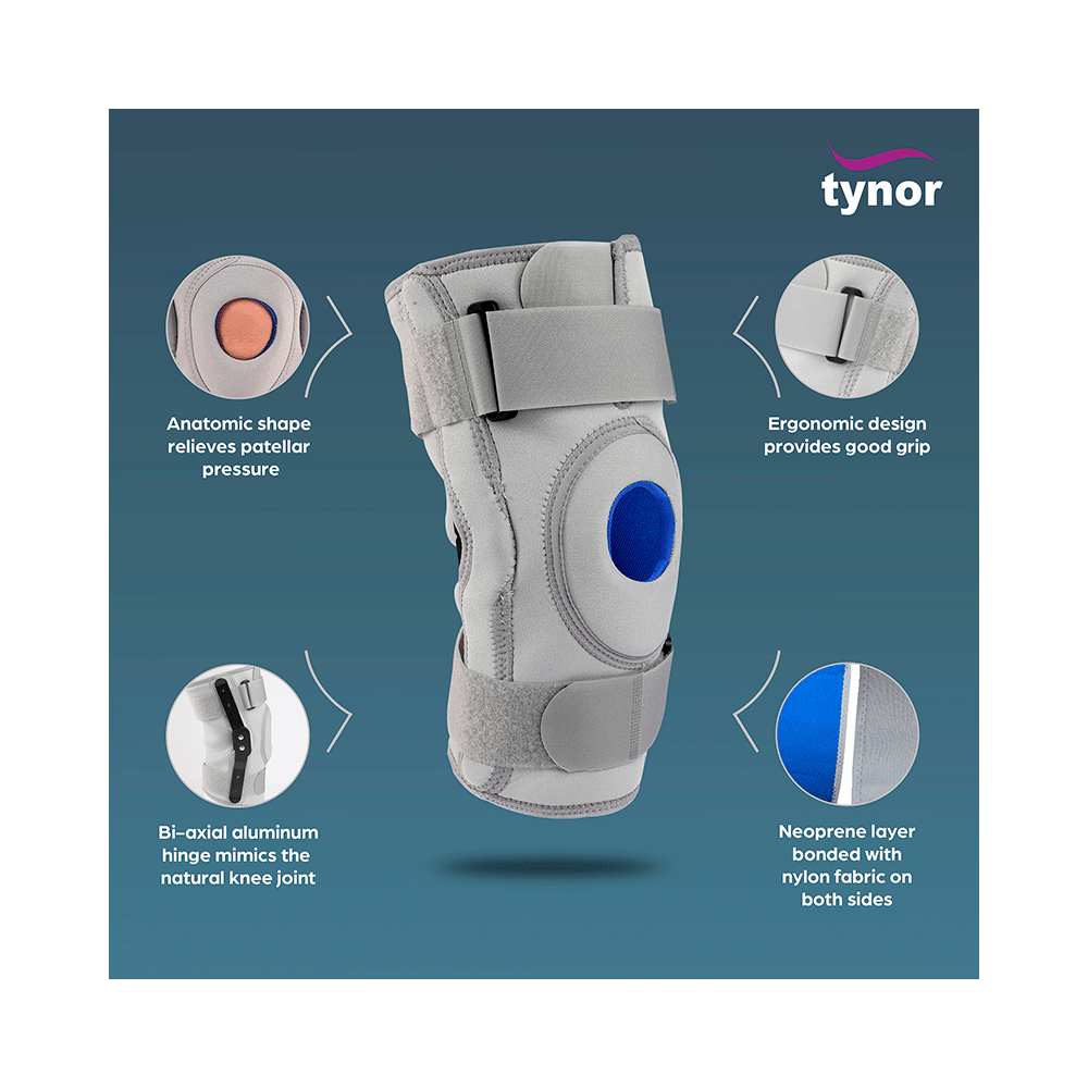Tynor J 01 Neoprene Hinged Knee Support Medium - Image 3
