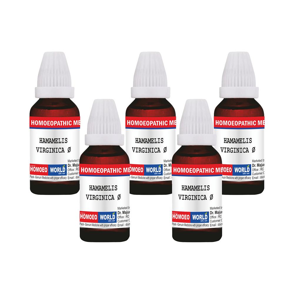 Dr. Majumder Homeo World Hamamelis Virginica Mother Tincture (30ml Each) Q - Image 1