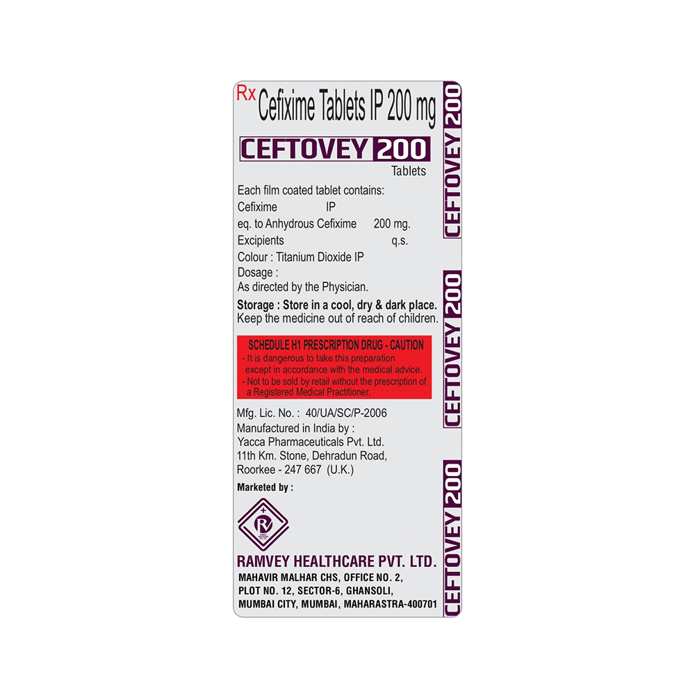 Ceftovey 200 Tablet - Image 3