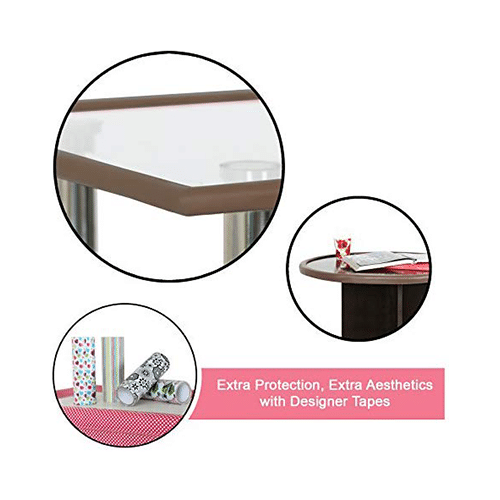 Safe-O-Kid Unique High Density L-Shaped 5mtr Long 2 Edge Guard Strip with 8 Corners Brown - Image 5