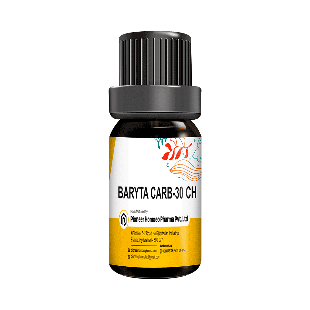 Pioneer Pharma Baryta Carb Globules Pellet Multidose Pills 30 CH