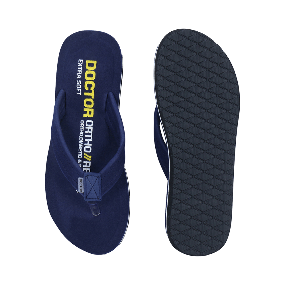 Doctor Extra Soft House Slipper for Women's Navy 3 - Image 3