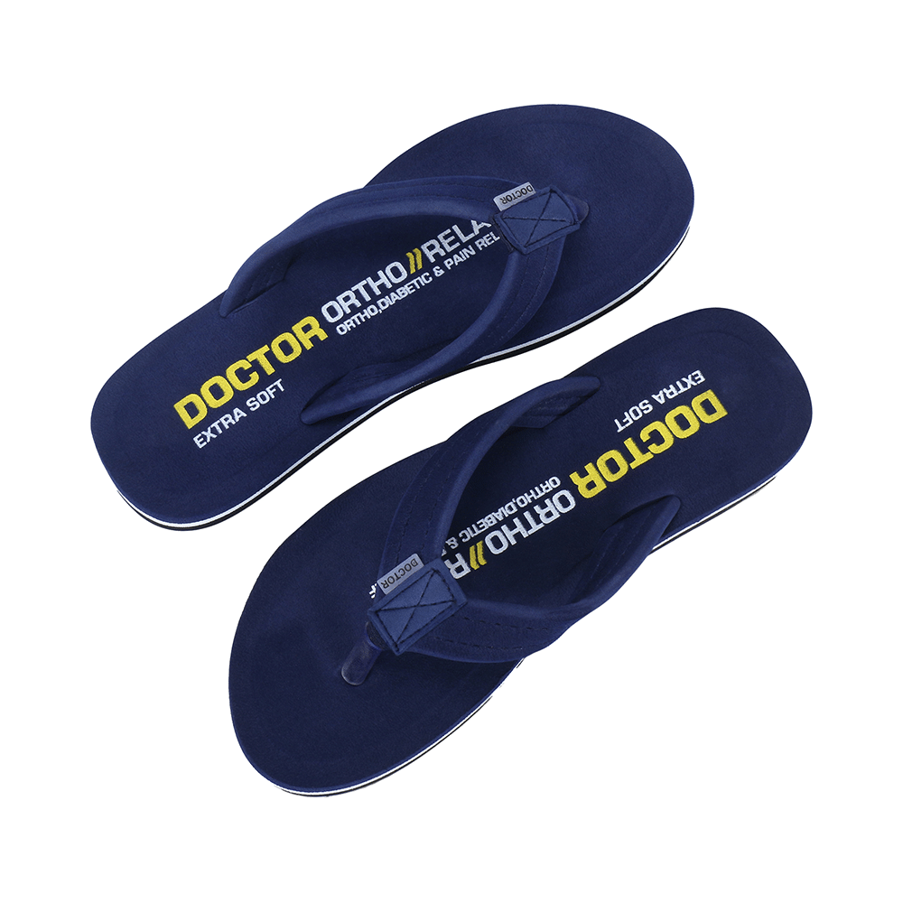Doctor Extra Soft House Slipper for Women's Navy 3 - Image 5