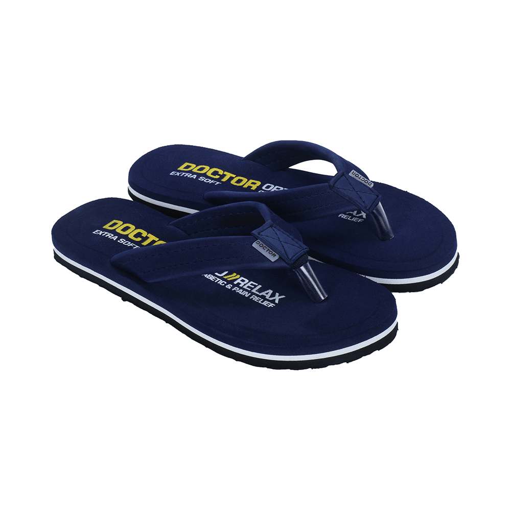 Doctor Extra Soft House Slipper for Women's Navy 3 - Image 4