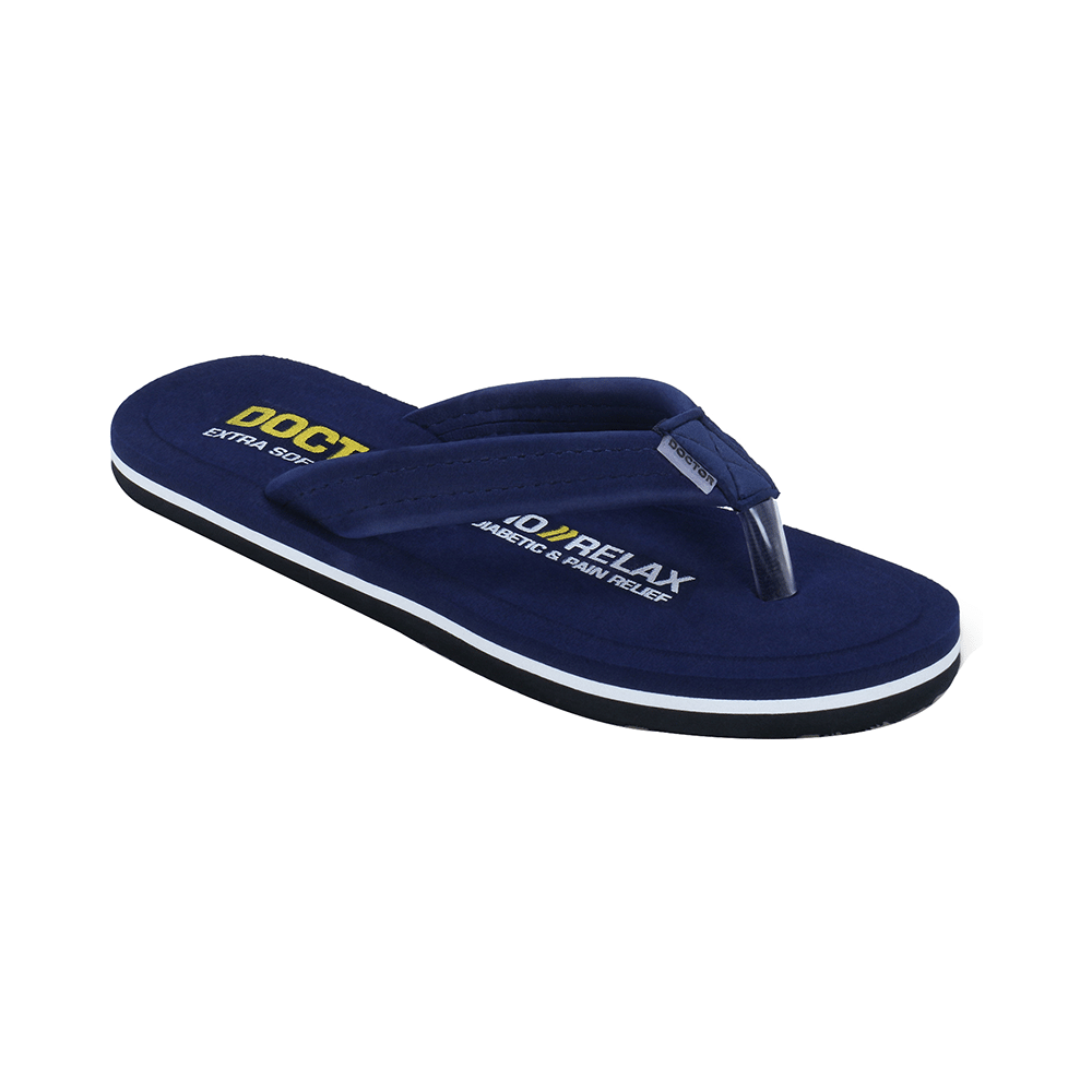 Doctor Extra Soft House Slipper for Women's Navy 3 - Image 7