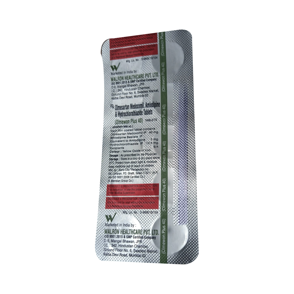 Olmewon Plus 40 Tablet - Image 3