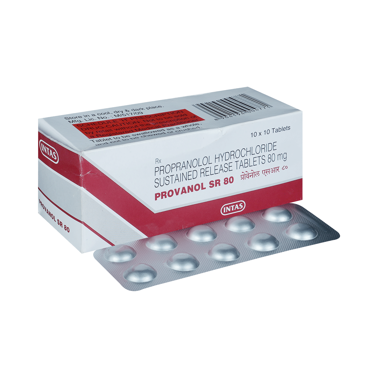 Provanol SR 80 Tablet