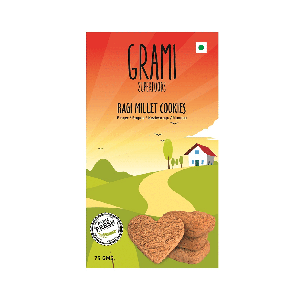 Grami Superfood Ragi Millet Cookies (75gm Each) - Image 2