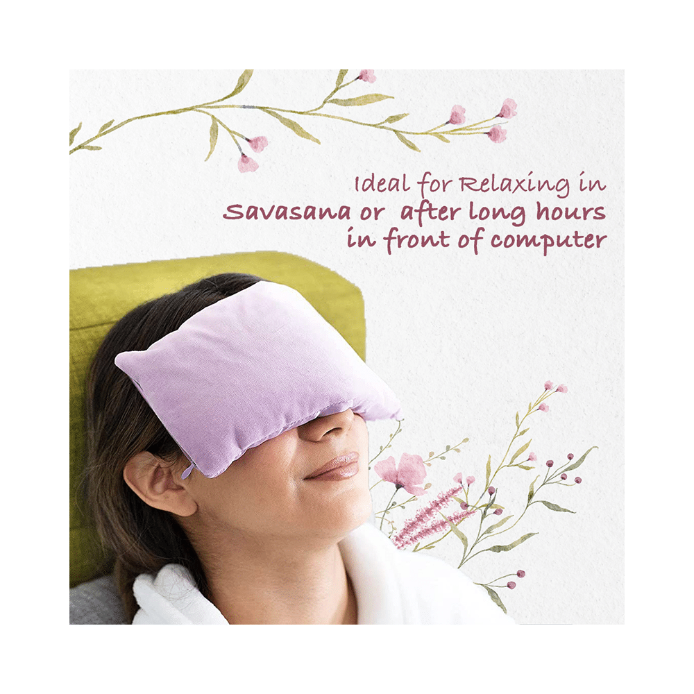 Sarveda Lavender Scented Eye Pillows for Yoga, Meditation and Relaxation Sage & Black - Image 3