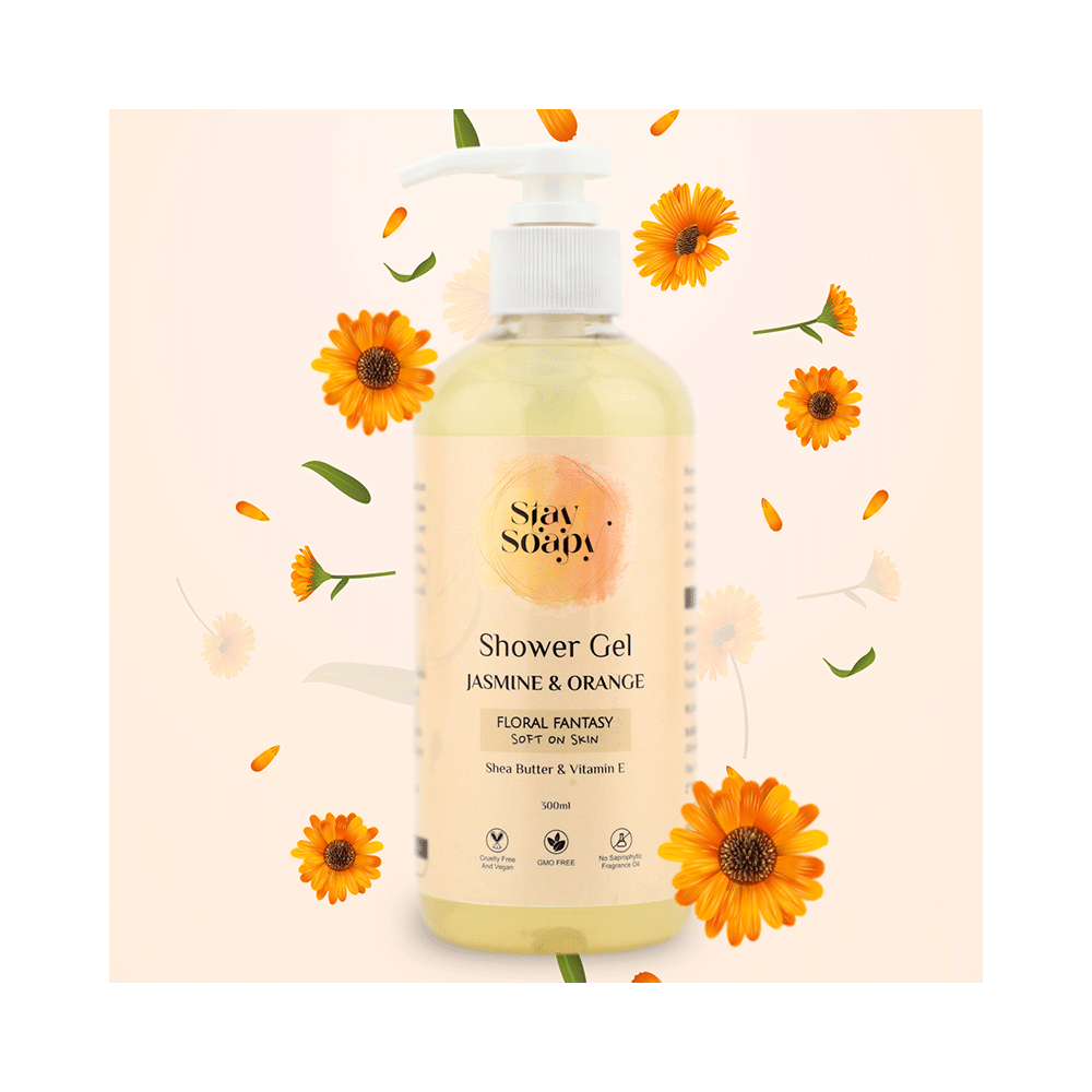 Stay Soapy Shower Gel Jasmine Orange - Image 6
