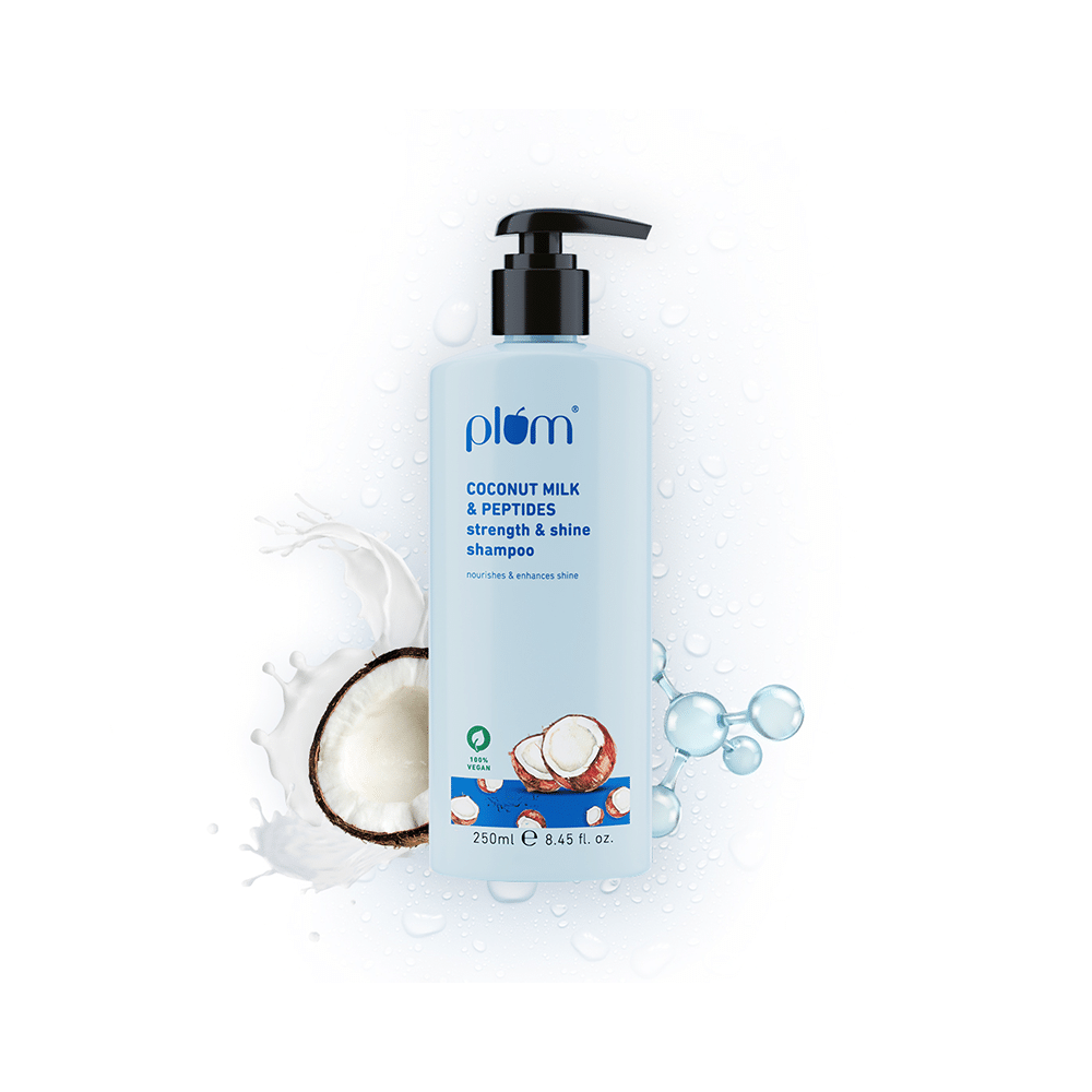 Plum Coconut Milk & Peptides strength & shine Shampoo - Image 6