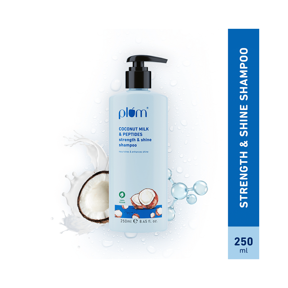 Plum Coconut Milk & Peptides strength & shine Shampoo - Image 7