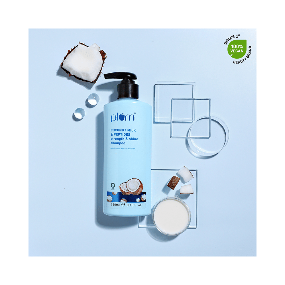 Plum Coconut Milk & Peptides strength & shine Shampoo - Image 5