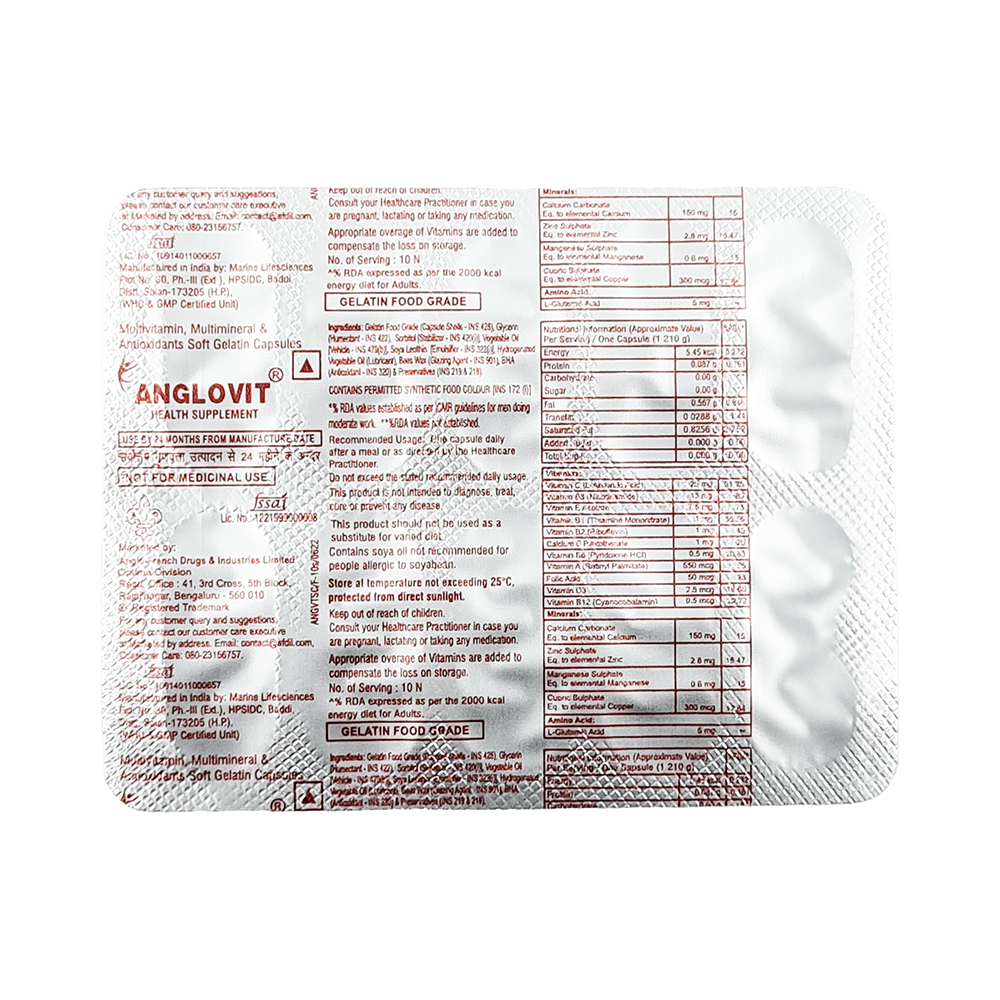 Anglovit Soft Gelatin Capsule - Image 4