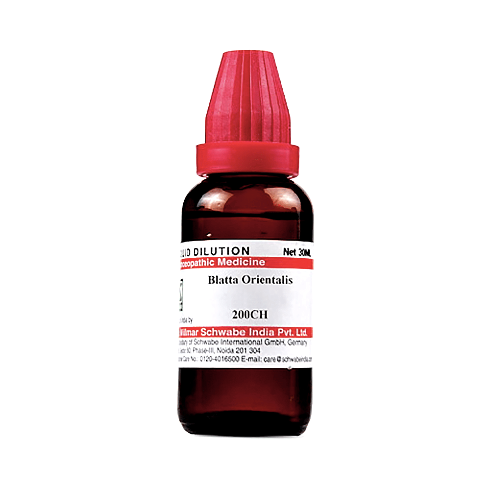 Dr Willmar Schwabe India Blatta Orientalis Dilution 200 CH - Image 1