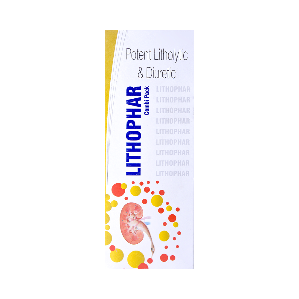 Lithophar Combi Pack of Syrup 200ml & 18 Capsule - Image 1