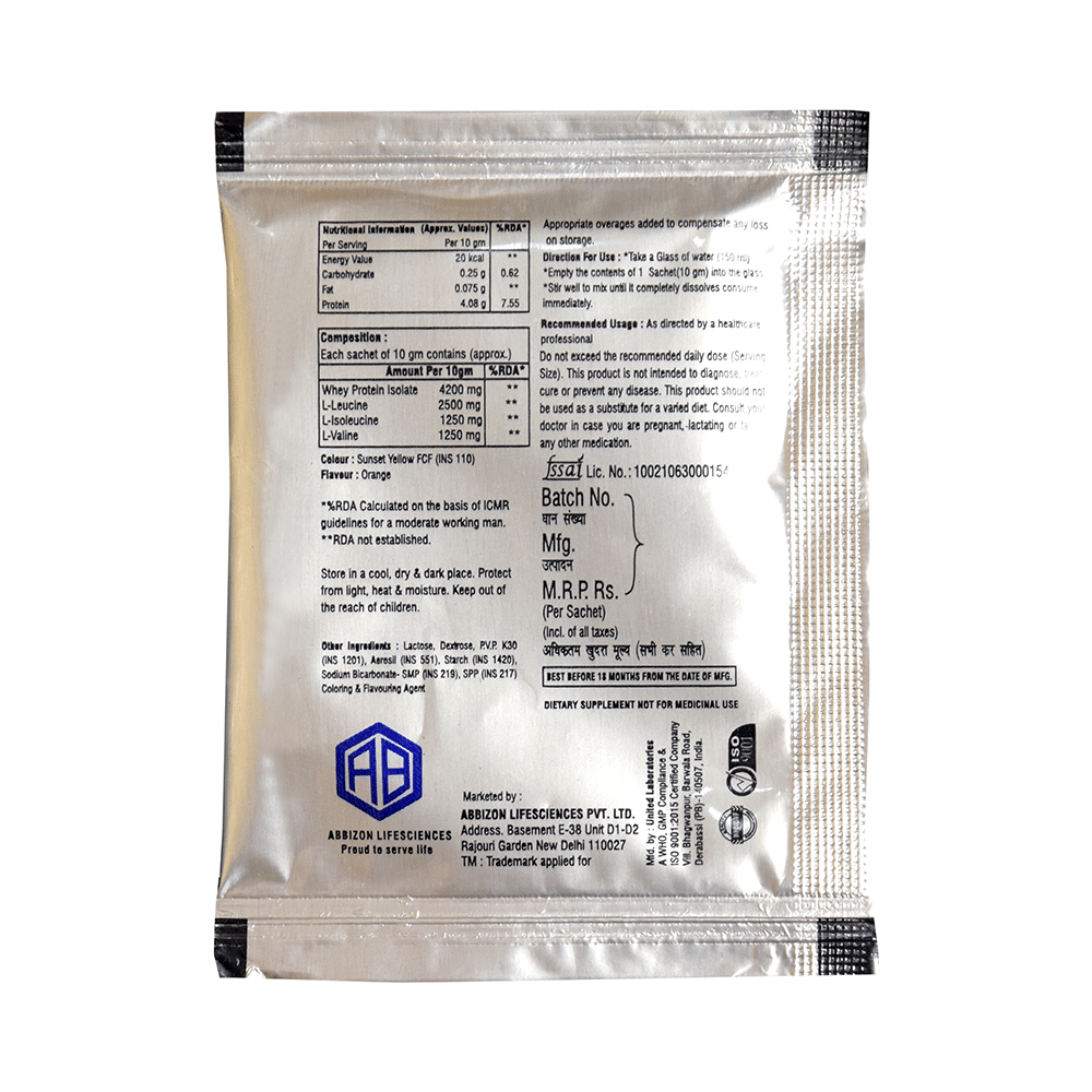 Lihepca Sachet Delicious Orange Sugar Free & Gluten Free - Image 4