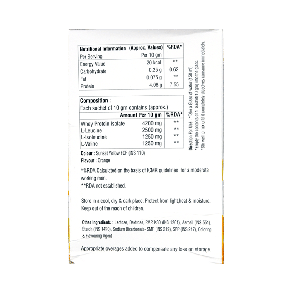 Lihepca Sachet Delicious Orange Sugar Free & Gluten Free - Image 2