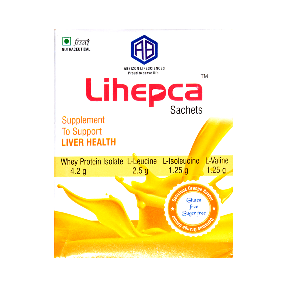 Lihepca Sachet Delicious Orange Sugar Free & Gluten Free - Image 1