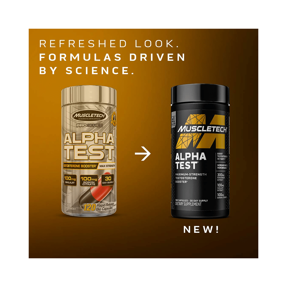 Muscletech Pro Series Alpha Test Testosterone Booster Max Strength Rapid-Release Bio Capsule - Image 5