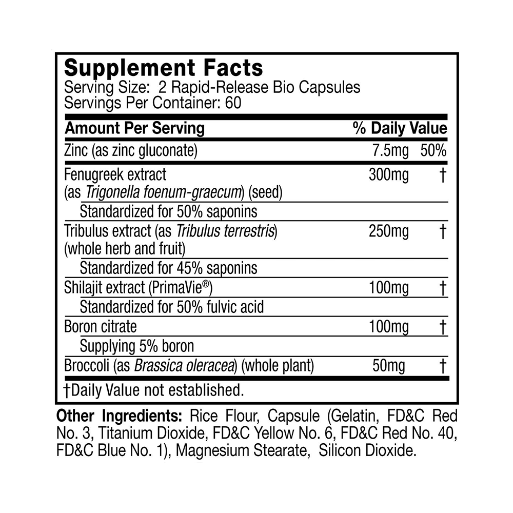 Muscletech Pro Series Alpha Test Testosterone Booster Max Strength Rapid-Release Bio Capsule - Image 4