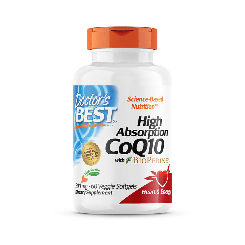 Doctor's Best High Absorption CoQ10 with Bioperine 200mg | Veggie Softgels for Energy & Heart Health - Image 1