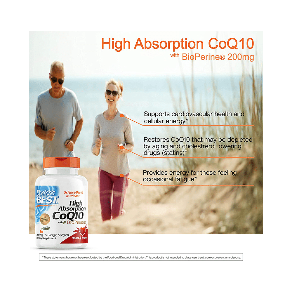 Doctor's Best High Absorption CoQ10 with Bioperine 200mg | Veggie Softgels for Energy & Heart Health - Image 4