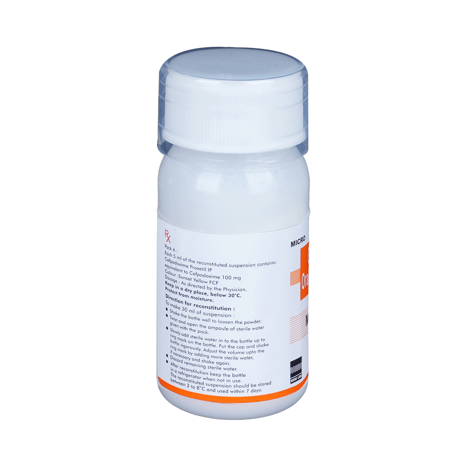 Microcef 100 Oral Suspension - Image 6