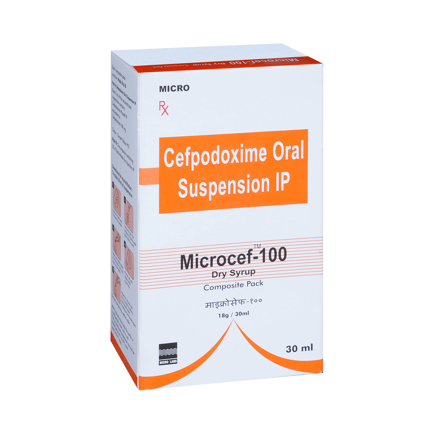 Microcef 100 Oral Suspension - Image 2