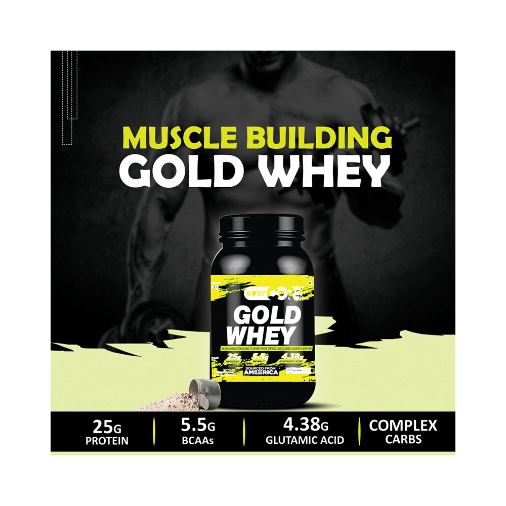 Body Core Science Gold Whey Green Powder Chocolate - Image 7