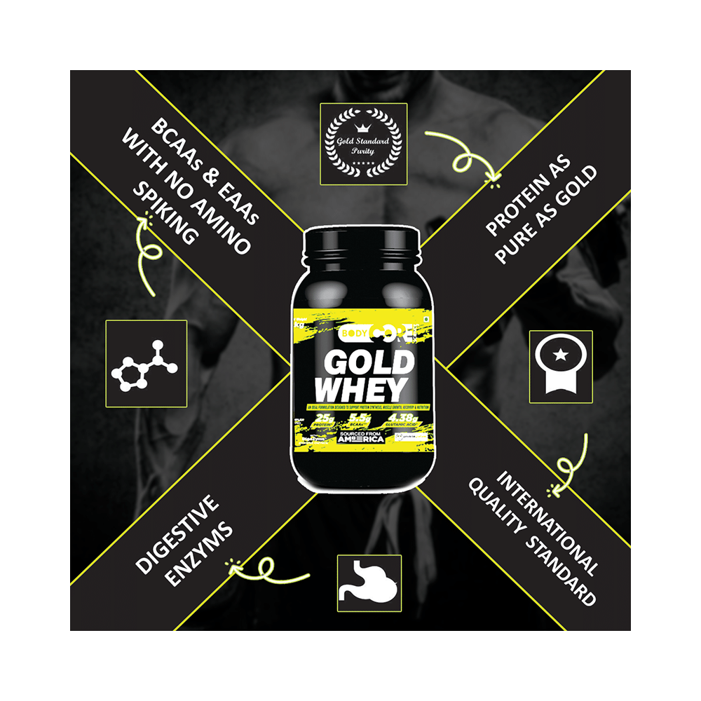 Body Core Science Gold Whey Green Powder Chocolate - Image 9