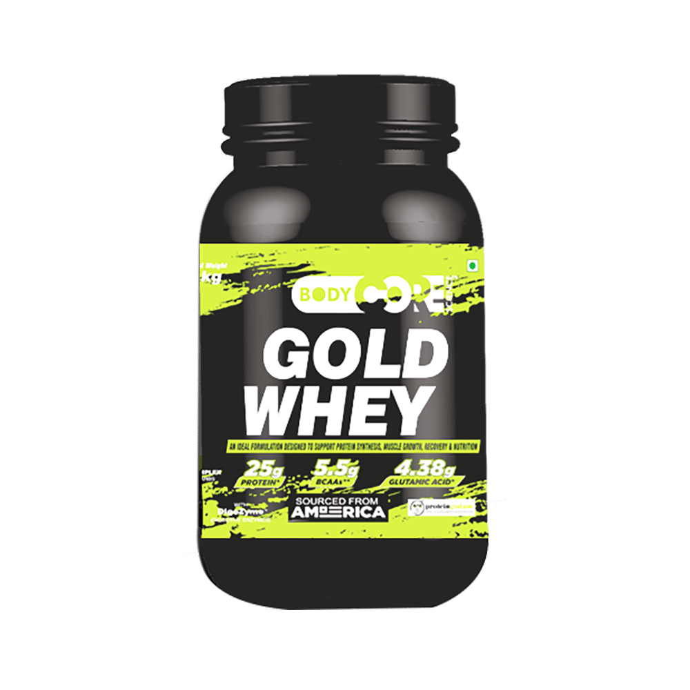 Body Core Science Gold Whey Green Powder Chocolate - Image 1