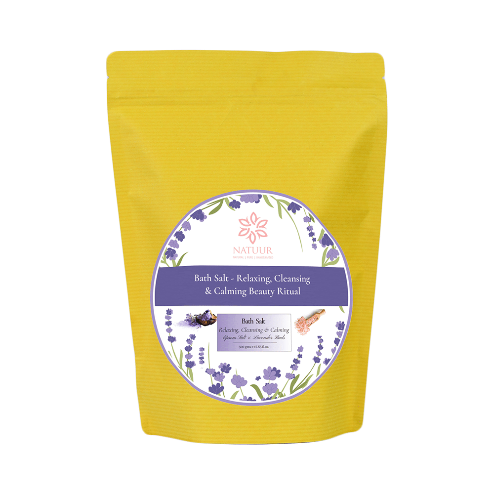Natuur Bath Salt Epsom Salt and Lavender Buds - Image 1