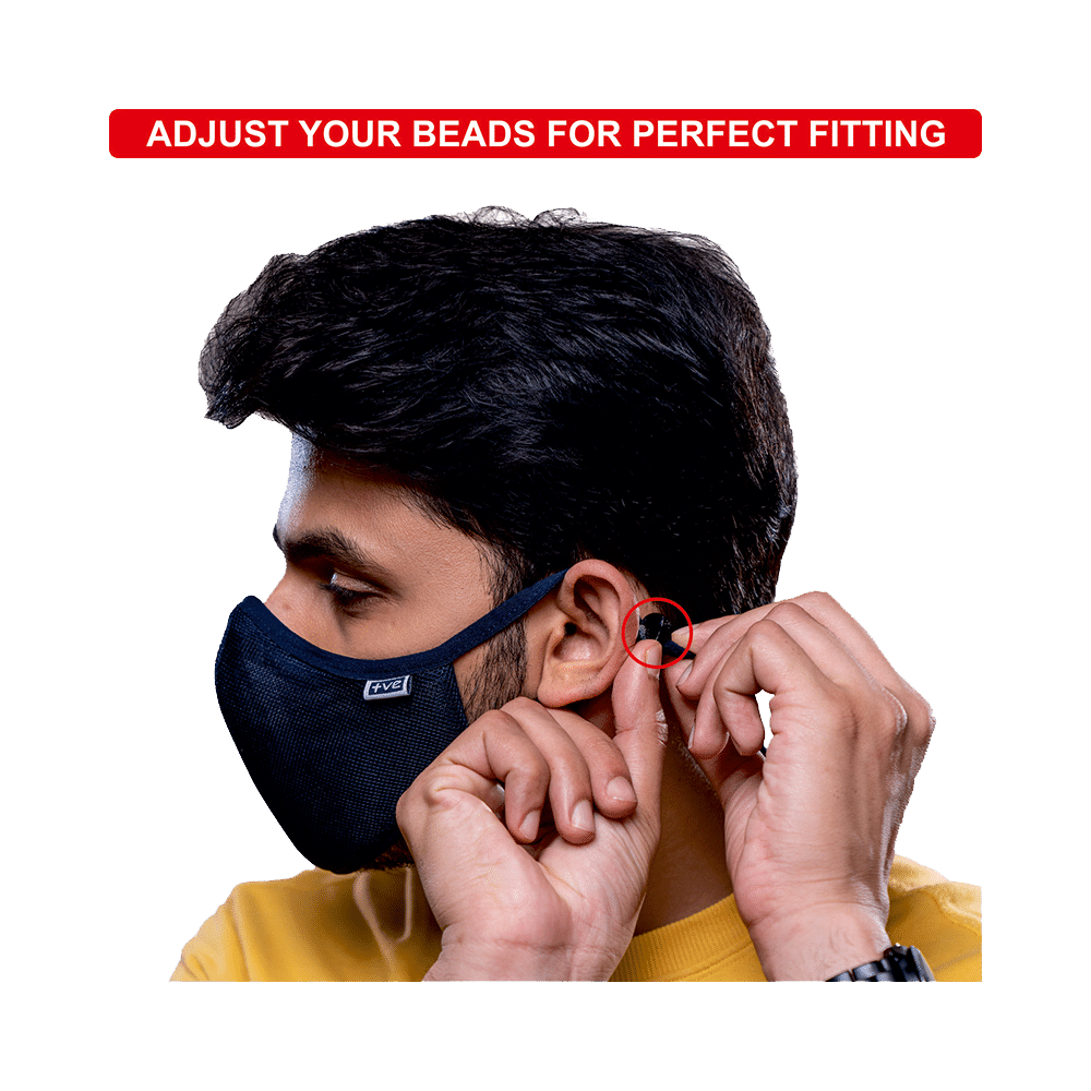 Posi+ve N99 Face Mask Navy Blue - Image 5