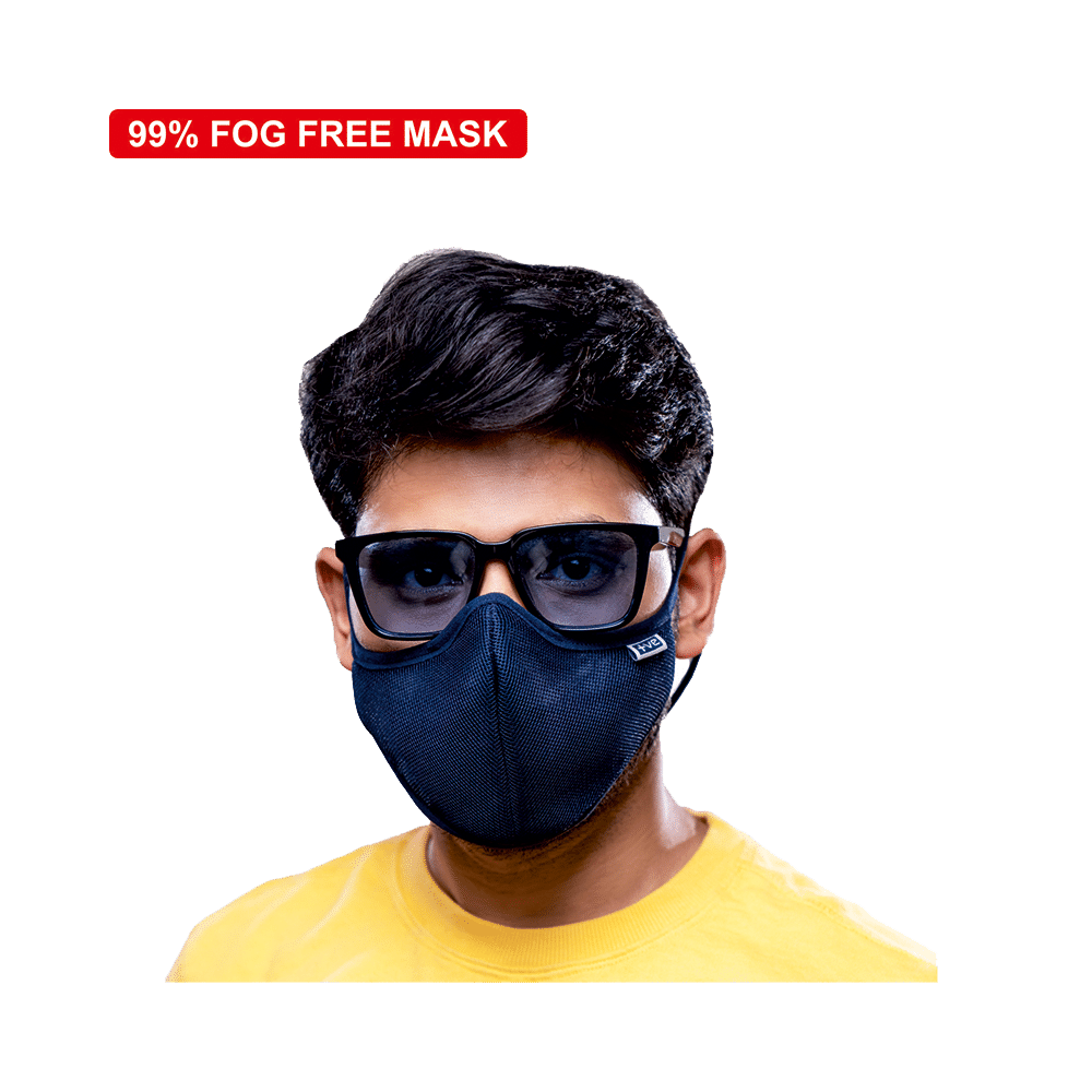 Posi+ve N99 Face Mask Navy Blue - Image 2